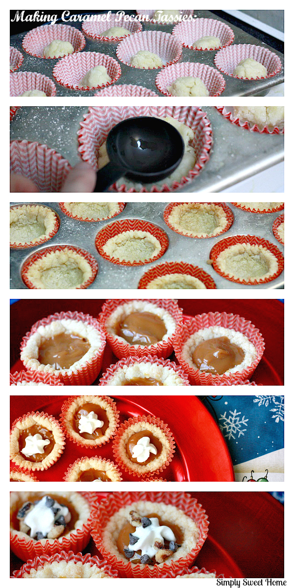 Making Caramel Pecan Tassies