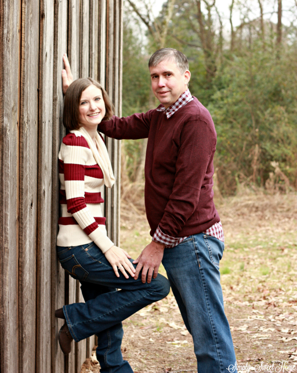 Couple by the Cabin