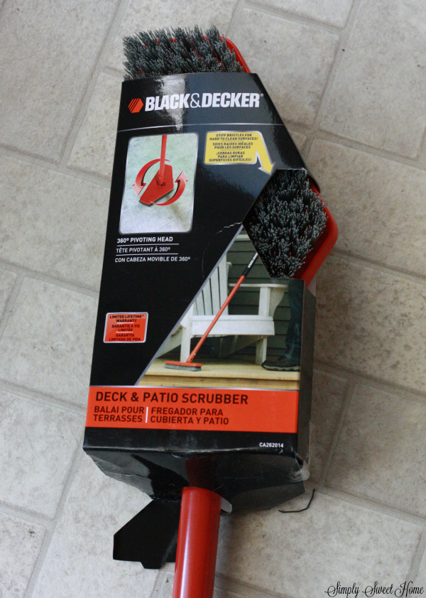 Deck and Patio Scrubber