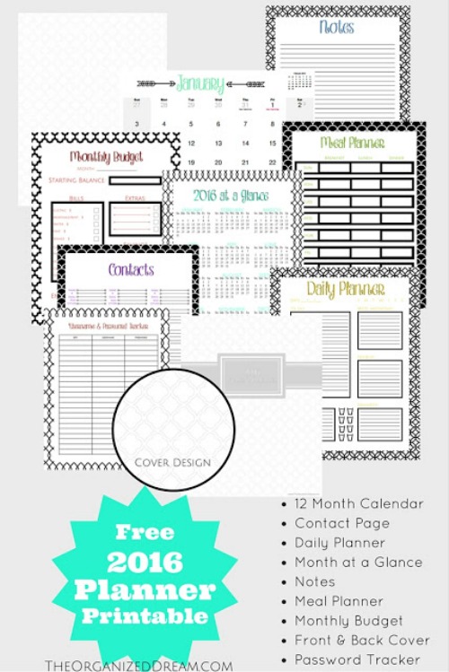 Planner Collage