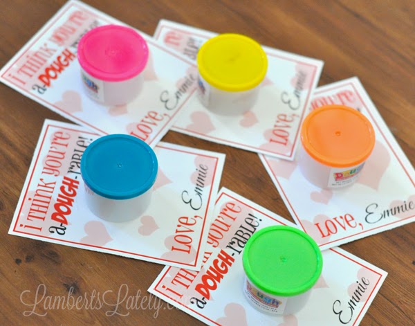 Play-doh valentine printable