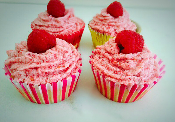 Raspberry Cupcakes