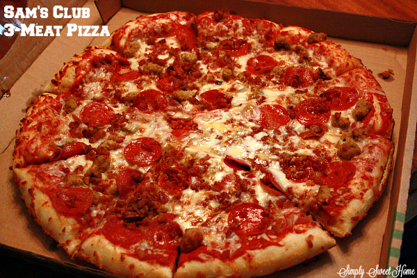 Sams Club 3 Meat Pizza