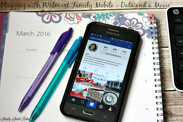 Blogging with Walmart Family Mobile