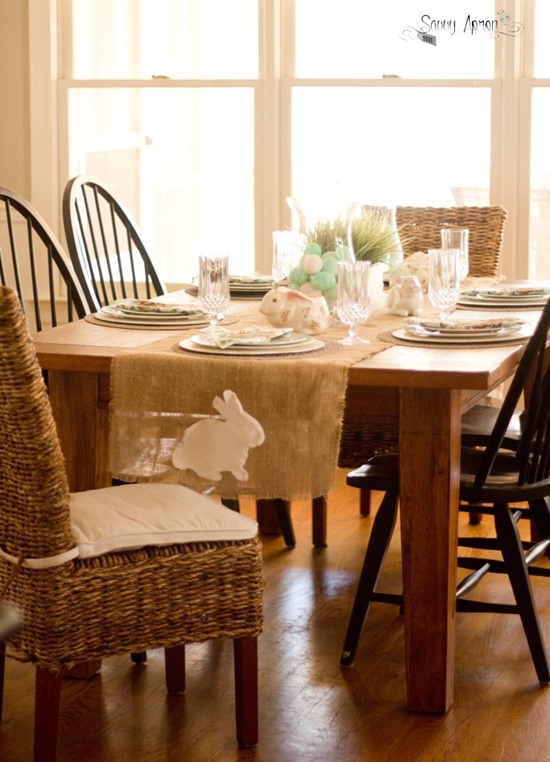 Bunny Table Runner