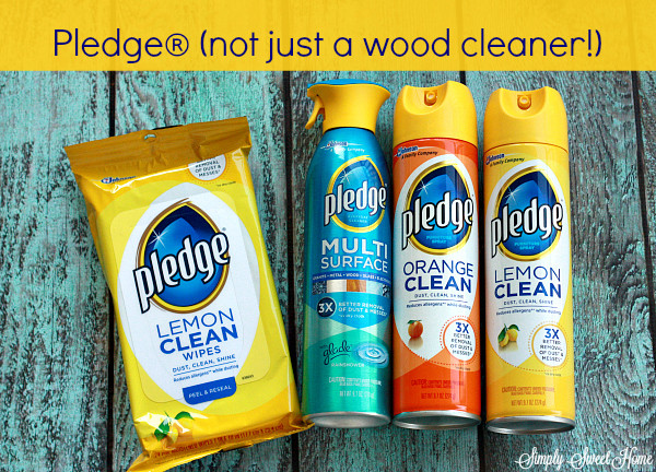 Pledge not just a wood cleaner