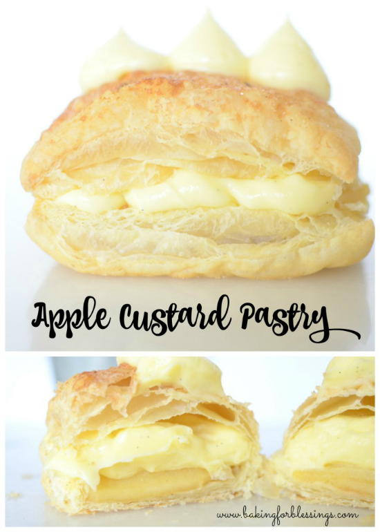 Apple Custard Pastry