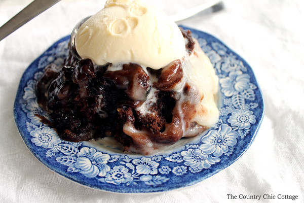 Crock Pot Double Chocolate Lava Cake
