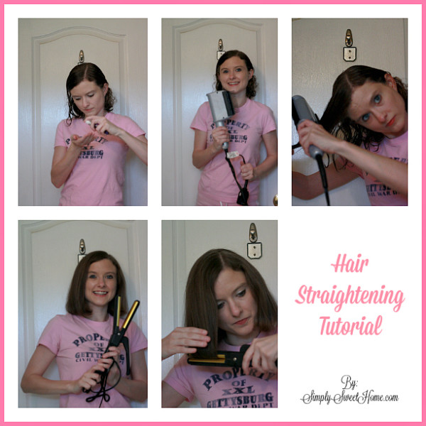 Hair Straightening Tutorial