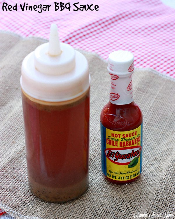 Red Vinegar BBQ Sauce