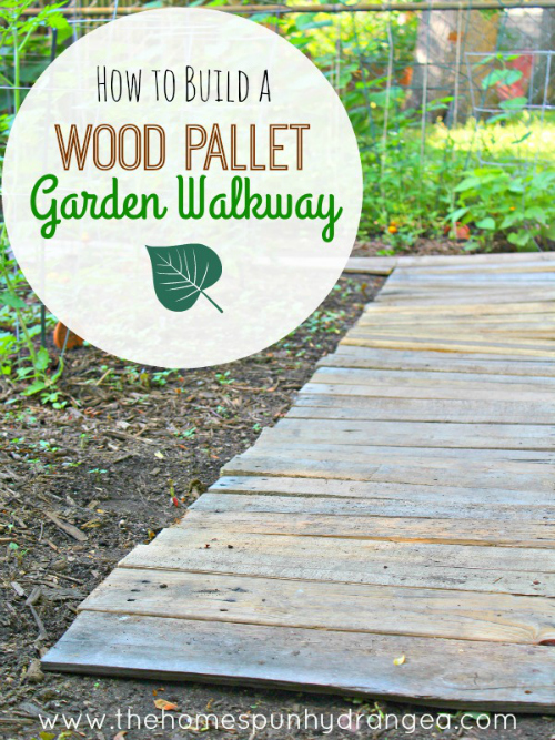 Wood Pallet Walkway