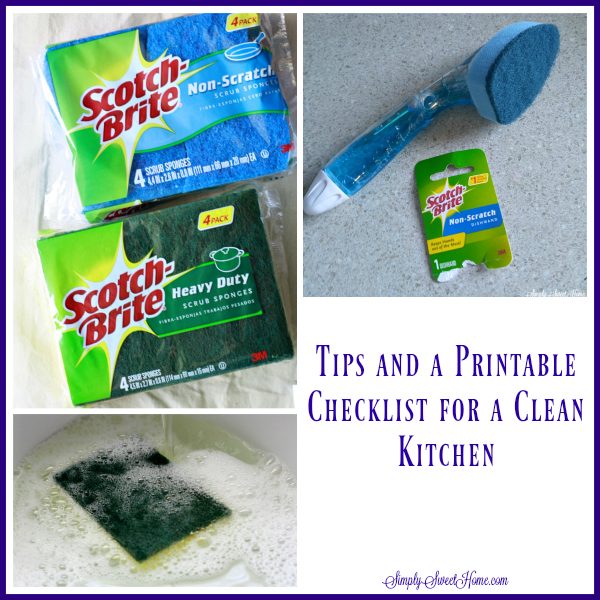 Tips and a Printable Checklist for Clean Kitchen