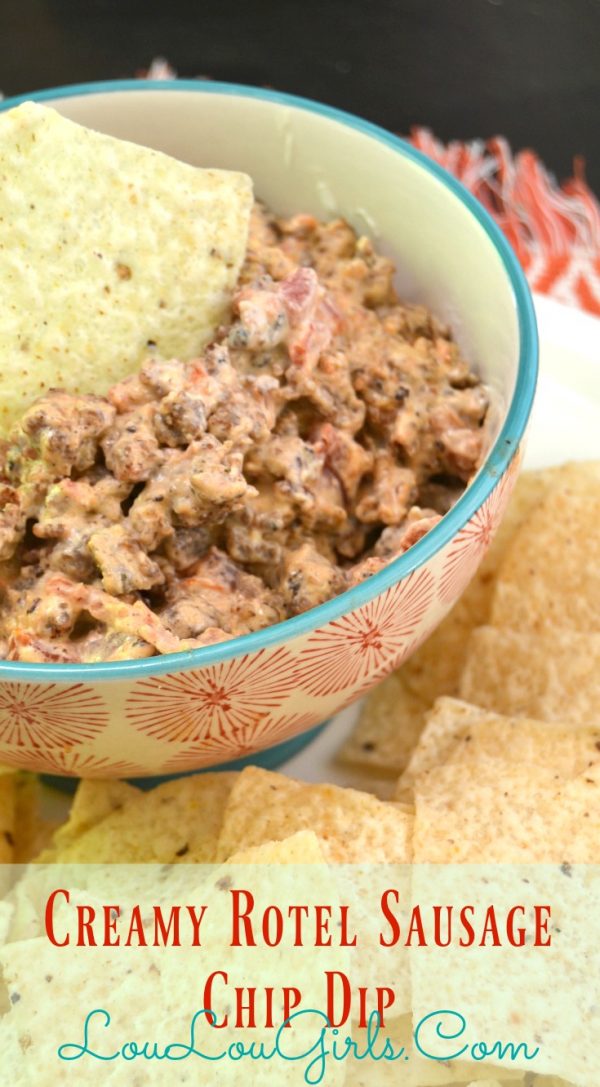 creamy-rotel-sausage-dip