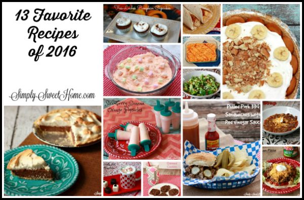 Favorite Recipes 2016