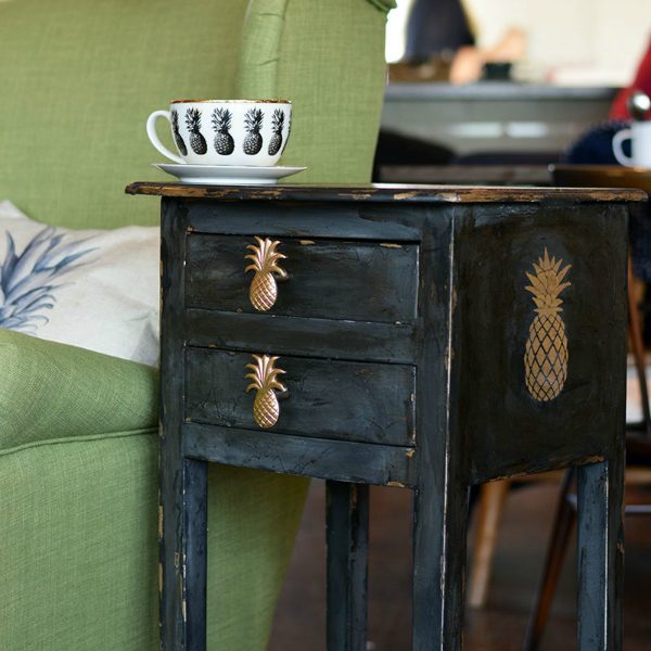 Pineapple Console Table Upcycle
