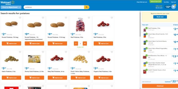 Walmart Shopping Cart