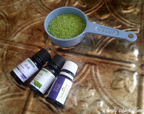 Bath Salts and Essential Oils
