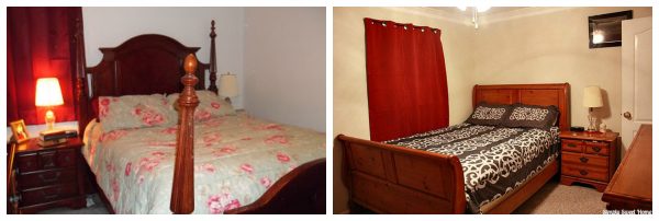 Bedding Before and After