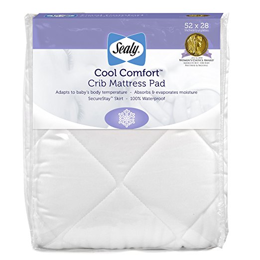 Sealy Cool Crib Mattress Pad