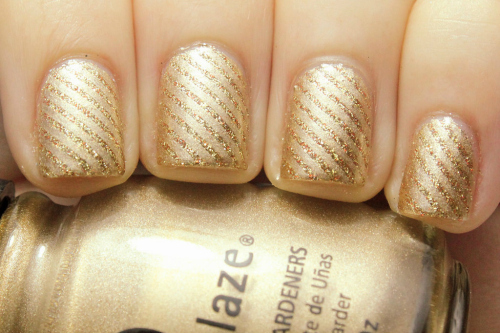 gold nails